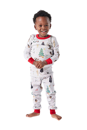 Babies Design Store New Year's Themed Star Wars Boys' Pajama Set