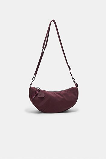 Stradivarius Fabric crossbody moon bag