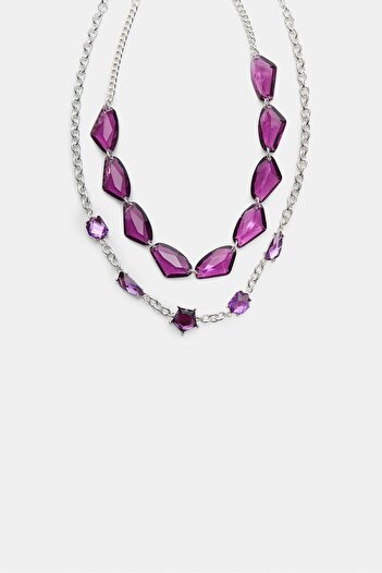 Stradivarius Set of 2 beading necklaces