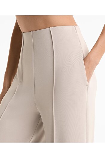 Patreon Modal Wide Leg Striped High Waist Soft Textured Elastic Waist Lycra Pants