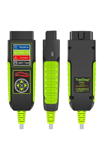 Jdiag Topdiag BT400 4 in 1 car tester, battery test, OBD2 pin voltage, current loss, battery replacement