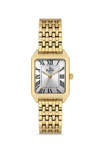 Platin Pierre Pl-1169La-B1 Roman Numeral Square Women's Wristwatch