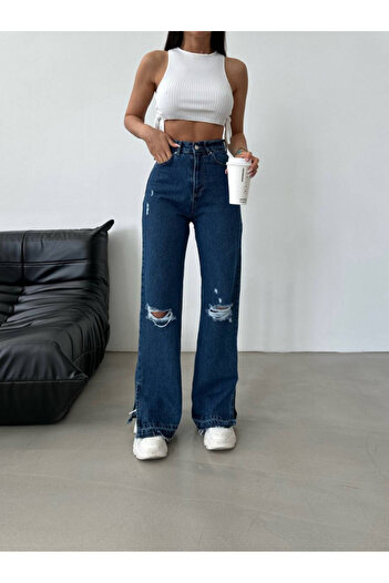 ADAMODA.RO Flared jeans with rips