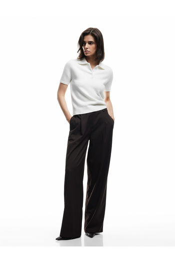 Koton Short Sleeve Buttoned Polo Neck Knitwear Sweater
