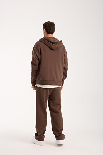 Store 100% Cotton Men's Oversized Hooded Sweatshirt and Sweatpants (Set)