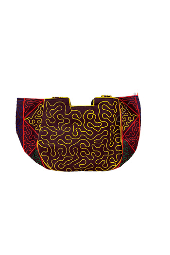 Choice Multi-purpose bag with hand-embroidered icons