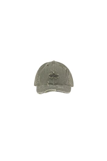 Alpha Industries Green olive cap Acid logo