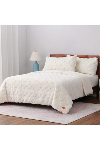 Orange Bed & Bath Tile Winter | Double Fur Winter Comforter Set 6 Pieces