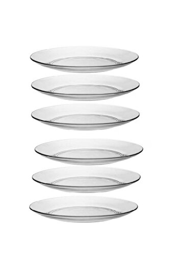 Duralex Set of 6 dessert plates 19cm LYS TRANSPARENT