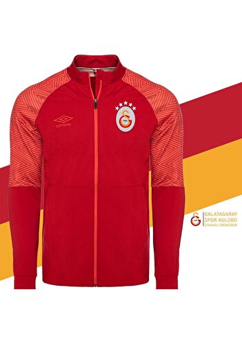 Galatasaray Original Licensed Full Zip 5 Star Red Sweat