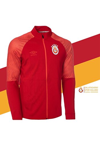 Galatasaray Original Licensed Full Zip 5 Star Red Sweat