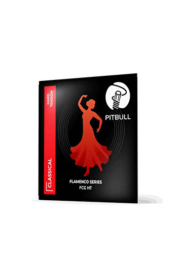 Pitbull Strings Flamenco Series Hard Tension Classical Guitar String Fcg Ht