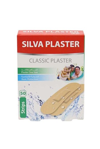 Silva Plaster Waterproof Wound Dressing - 50 Pieces