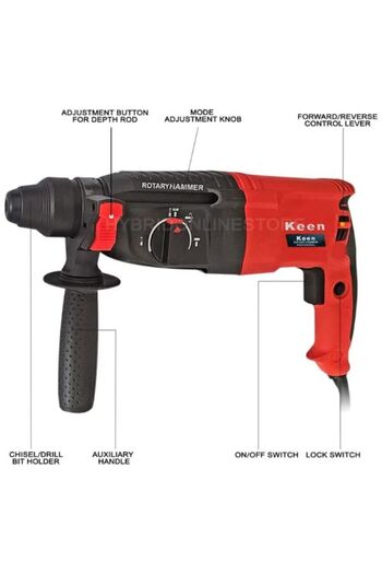Keen 28mm Head Hammer Drill - 950W