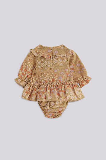 Layette BG Store Kız Bebek Desenli Elbise