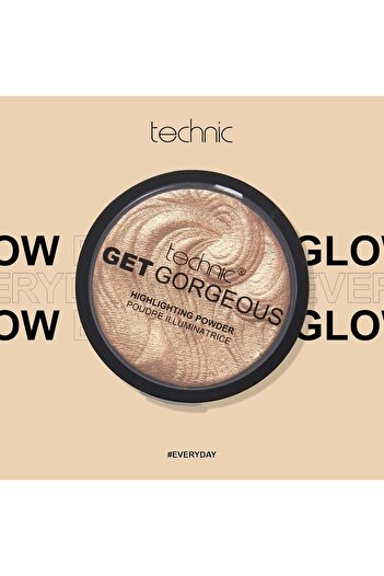 TECHNIC Get Gorgeous Highlighting Powder 24ct gold