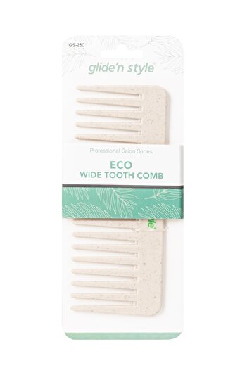 Glide'n Style Eco Wide Tooth Comb – Επαγγελματική σειρά κομμωτηρίων, φιλική προς το περιβάλλον χτένα με φαρδιά δόντια