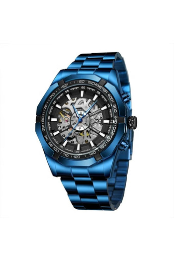 Forsining Analog Elegant Luxury Blue Automatic Mechanical Watch
