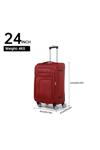Ormi Trolley ORMI, rigid, dark red, 41x27x67cm