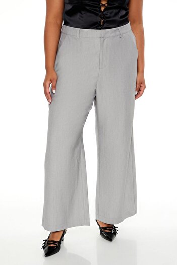 Forever 21 Plus Size Wide-Leg Pantolon