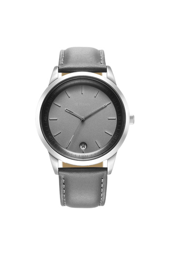 Titan Men's Analog Grey Dial Watch - 1806SL13