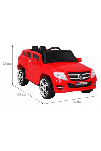OEM Mercedes electric car, sports, 2x35W, 3 speeds, 21 cm plastic wheels, lights, MP3 songs, AUX, SD