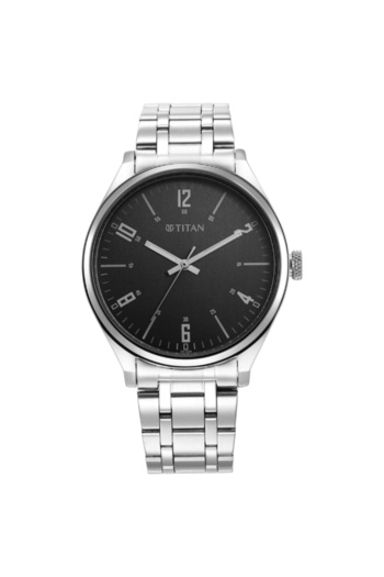 Titan Men's Analog Grey Dial Watch - 1802SM10