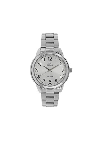 Titan Men's Analog White Dial Watch - 1585SM04
