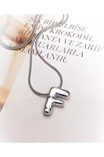 pure age Top Quality Embossed Balloon Letter Necklace