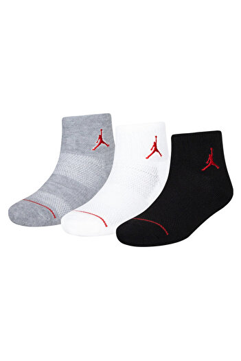 Nike Jordan Jumpman Black-Grey White 3-Piece Socks Wj0009