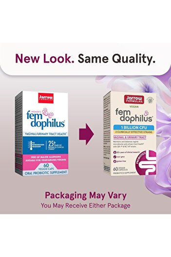 Jarrow Formulas Fem-Dophilus for Women, 60 Vegetarian Capsules, Acidophilus