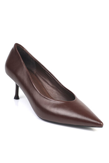 Capone Outfitters Merle Pointed Toe Genuine Leather Lined Stiletto
