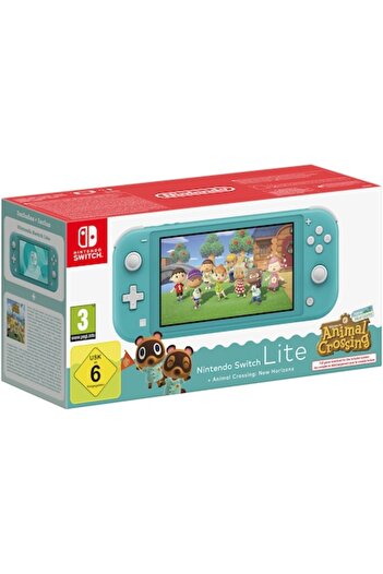 Nintendo Switch Lite Turquoise + Animal Crossing: New Horizons