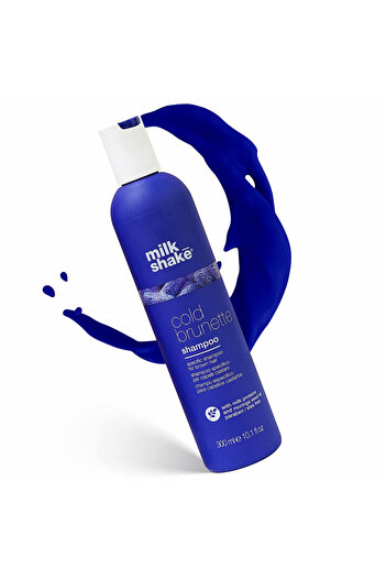 Milkshake Șampon Milk Shake, Păr Brunet Rece, Ulei de Moringa, Îndepărtează Tonurile Calde – Roșu/Portocaliu, 300 ml