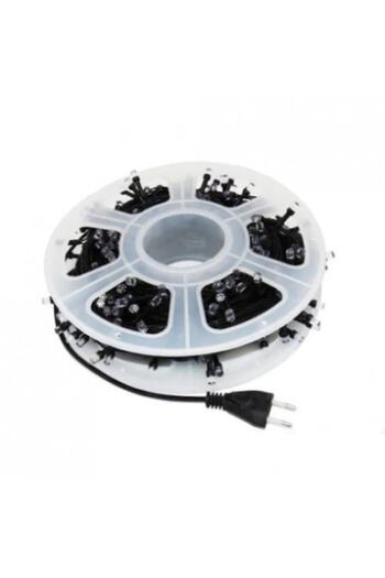 OEM Christmas Light Roll Installation Multicolored, 100m, 1000 LEDs, Black Wire