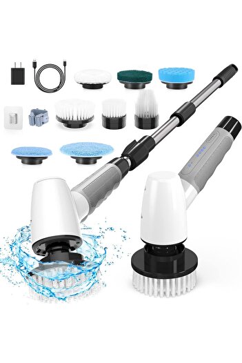 Generic Bomves Electric Spin Scrubber, Cordless Cleaning Brush Tub Tile Scrubber for Home