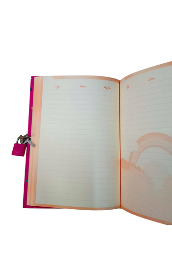 ÇİLEKHOMEAVM Labubu Character Locked Commemorative Daily Memory Notebook - Silicone Labubu Keychain