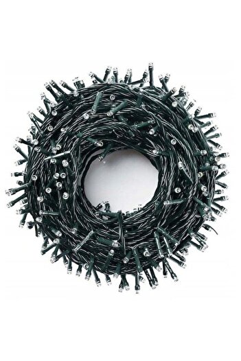 Deliny Christmas Lights , 500 LEDs, 8 Light Modes, IP20 Indoor, Black Wire, 36m, Warm White