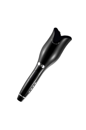 OEM Automatic Rotating Ceramic Hair Curler Deliny®, for All Hair Types, Digital LCD Display, Black