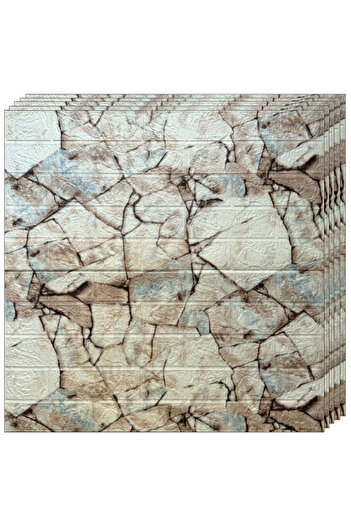 Teno 30x Self-Adhesive Mosaic Cream Wallpaper