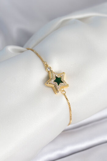 BESKAR Star Model Elevator Gold Color Women's Bracelet