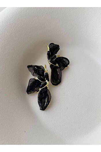 mos&more Brand Model, Black Women's Earrings