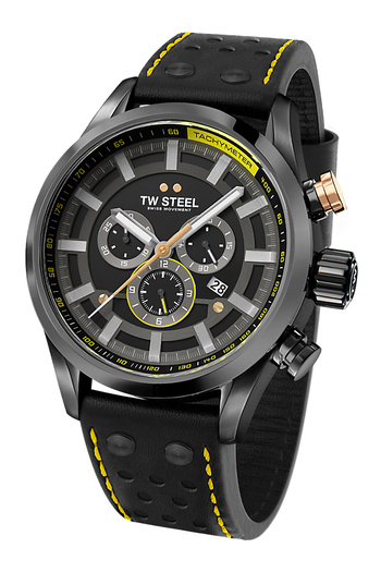 TW Steel Mens Watch SVS207, Quartz, 48mm, 10ATM