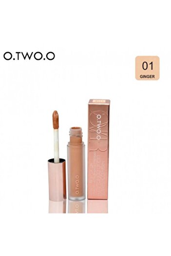 O.TWO.O Cosmetics O2O High Coverage Liquid Concealer, Shade 01