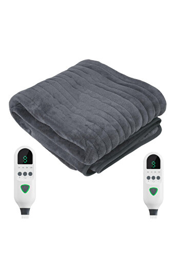 zola Electric blanket 160W, 9 heating levels, 2 control zones, overheating protection, 180x130 cm