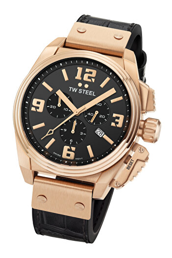TW Steel Mens Watch TW1014, Quartz, 46mm, 10ATM