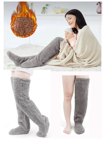 Özeren Çorap Over-The-Knee Thermal Sleeping Socks