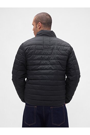 GAP Erkek Siyah 100% Geri Dönüştürülmüş Relaxed ColdControl Şişme Mont