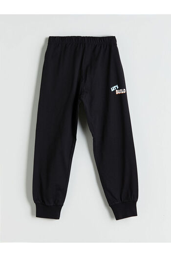 LC Waikiki Elastic Waistband Letter Printed Boys Jogger Sweatpants