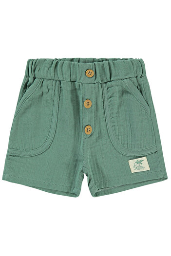 LC Waikiki Baby Boy Shorts 6-18 Months Water Green